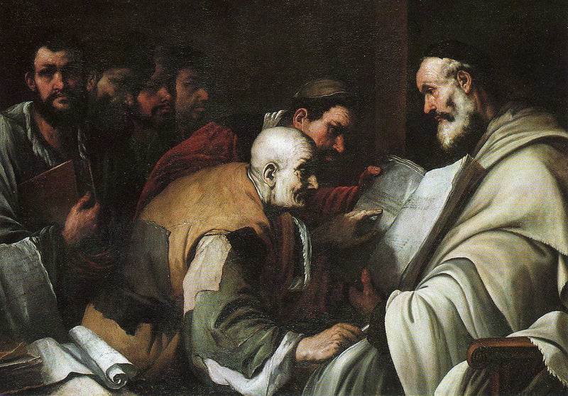 Assembléia de religiosos - Luca Giordano