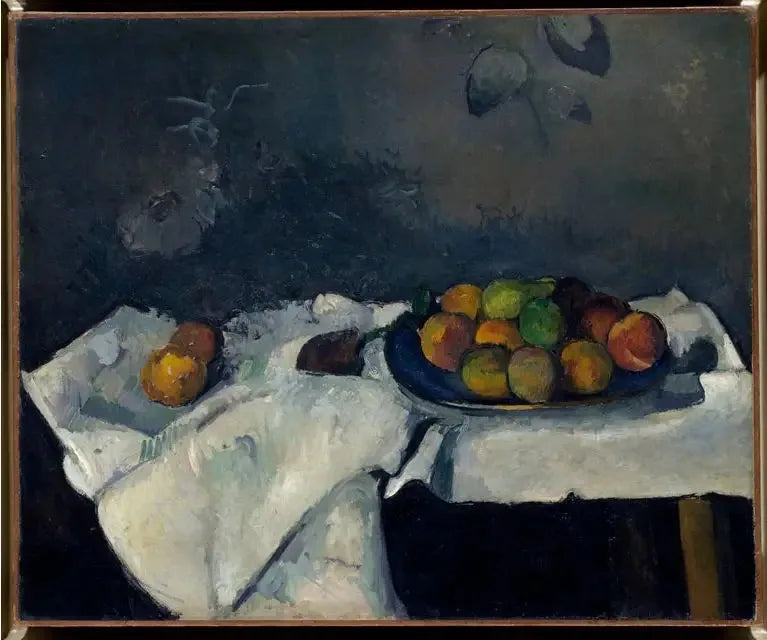 Prato de pêssegos - Paul Cézanne