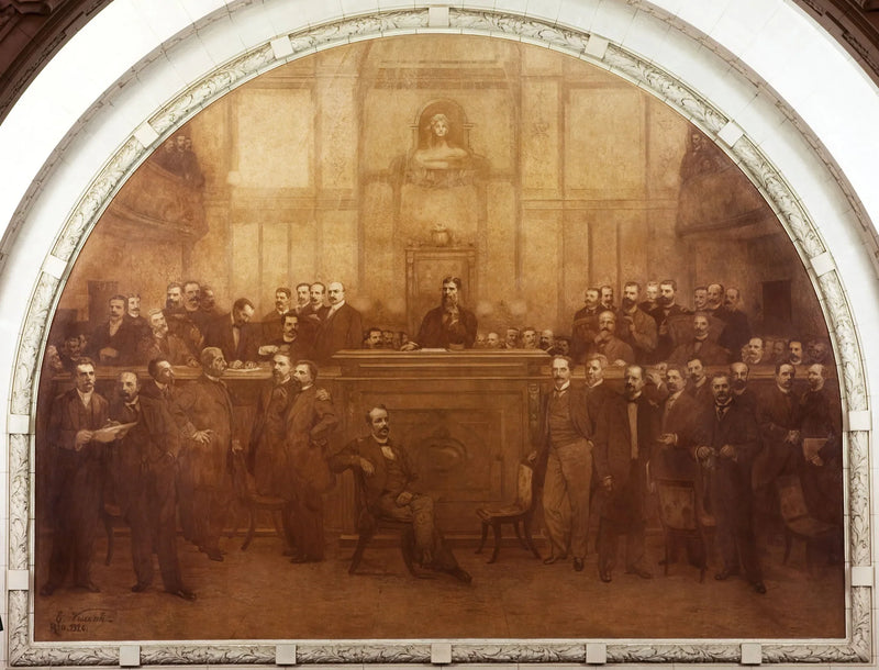 Assinature de la Constitution de 1891 - Eliseu Visconti