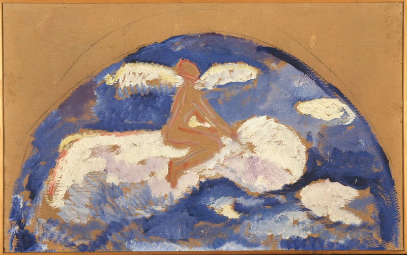Sentado em uma nuvem - Edvard Munch