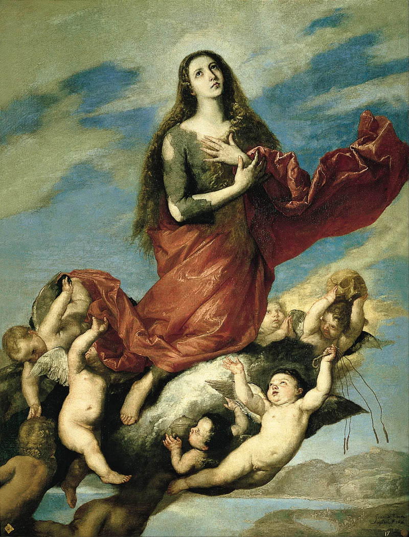 Ascensão de La Magdalena, por José de Ribera - Jusepe de Ribera