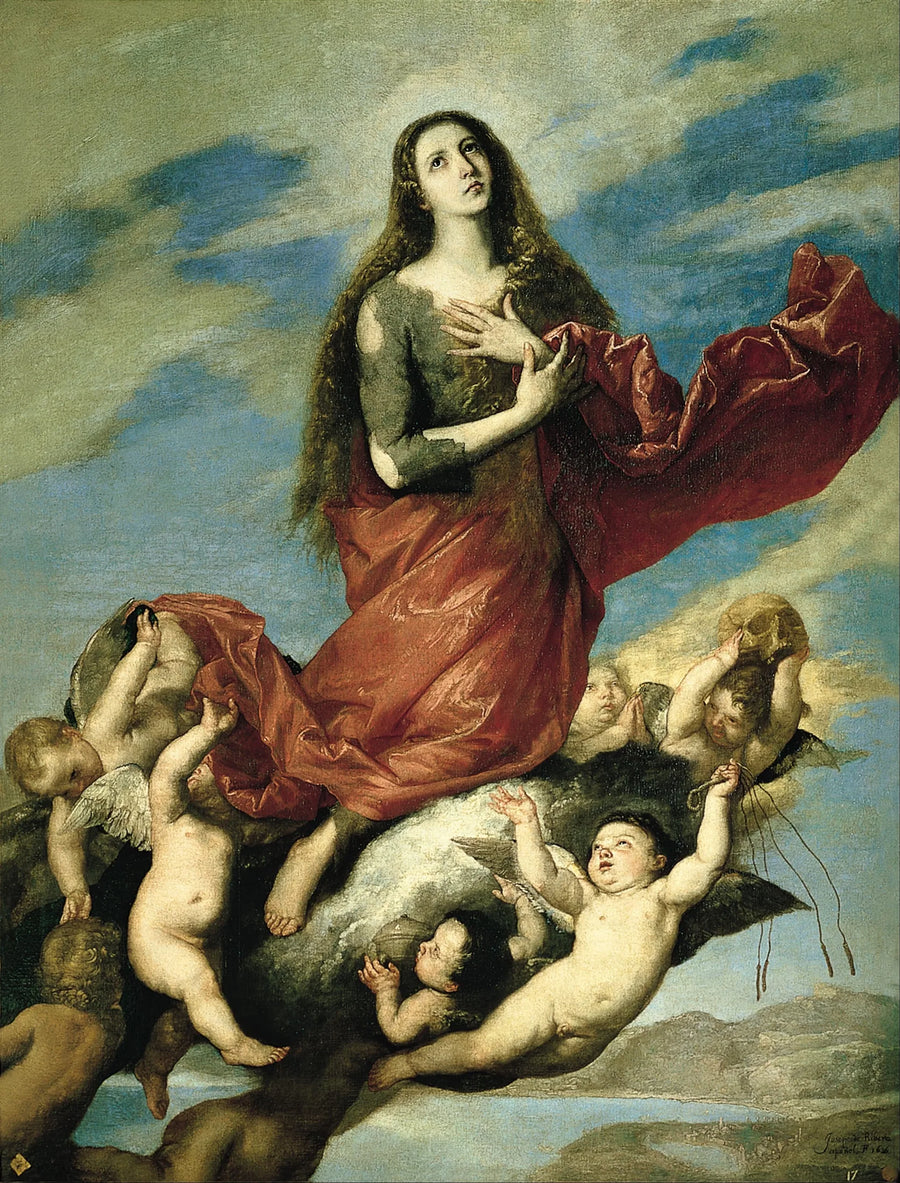 Ascensão de La Magdalena, por José de Ribera - Jusepe de Ribera