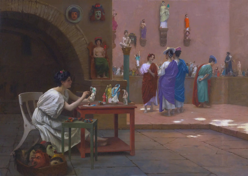 Ateliê de Tanagra - Jean-Léon Gérôme