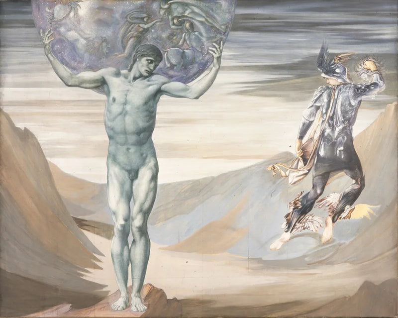 Atlas transformado em pedra - Edward Burne-Jones