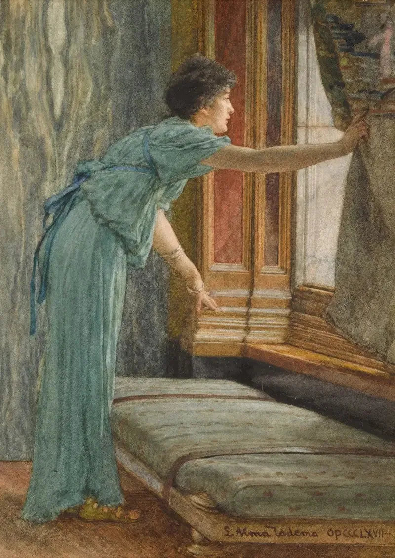Aguardando (Impatient) - Lawrence Alma-Tadema