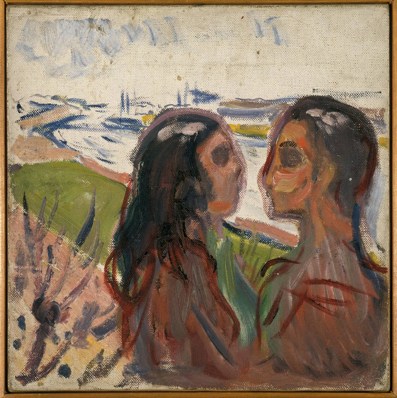 Atração na paisagem - Edvard Munch