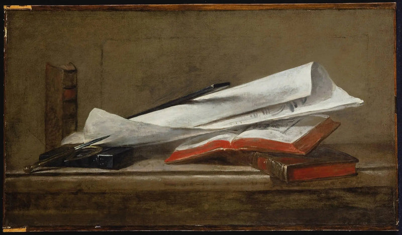 Atributos do arquiteto - Jean Simeón Chardin