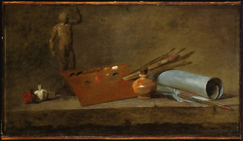 Atributos do pintor - Jean Simeón Chardin
