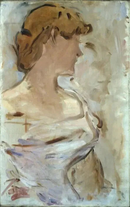No Baile - Marguerite de Conflans em traje de baile - Édouard Manet