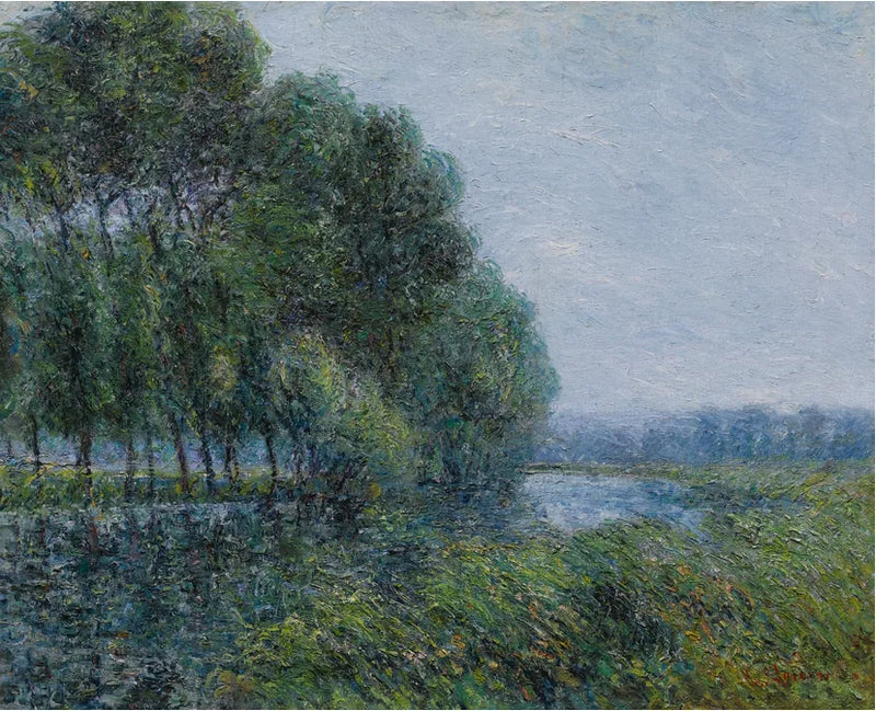 À beira do Eure na primavera - Gustave Loiseau