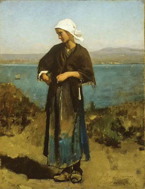 À beira-mar - Jules Breton