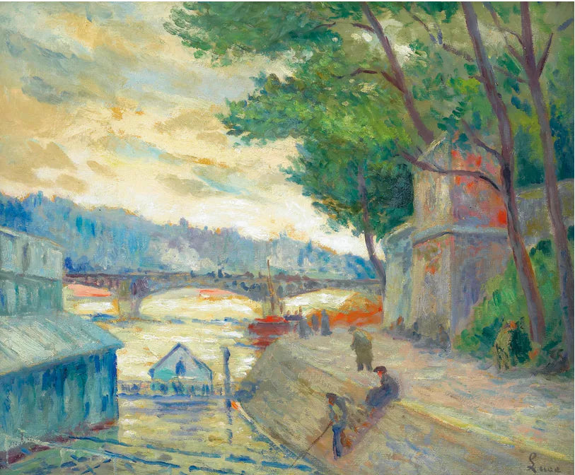 À beira do Sena - Maximilien Luce