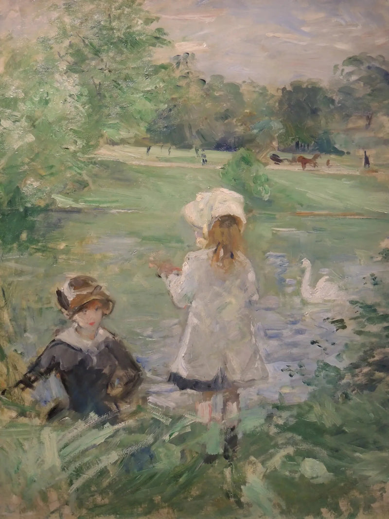À beira do lago - Berthe Morisot