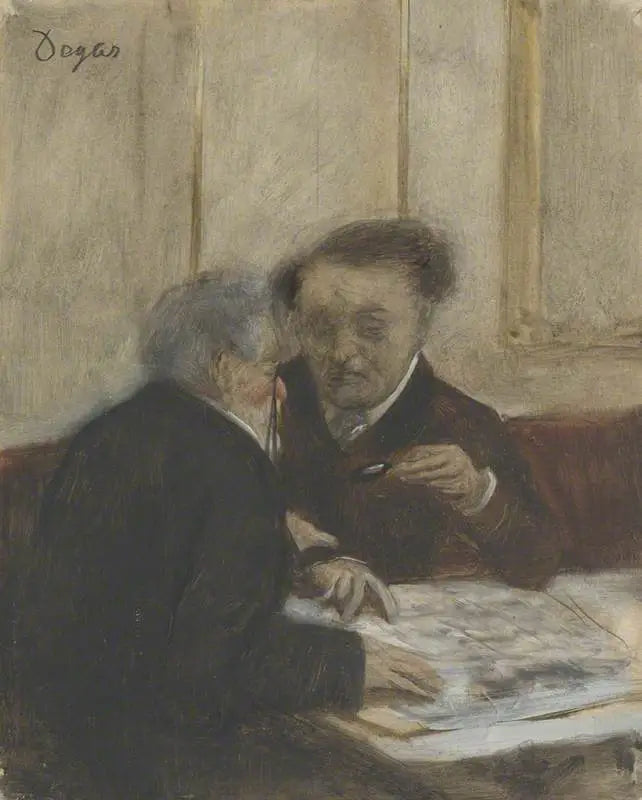 No Café Châteaudun - Edgar Degas