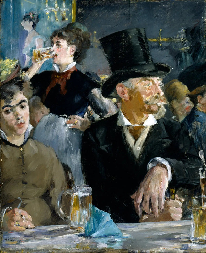 No Café, Café-concerto - Édouard Manet
