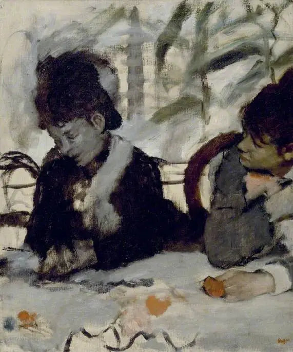 No Café - Edgar Degas