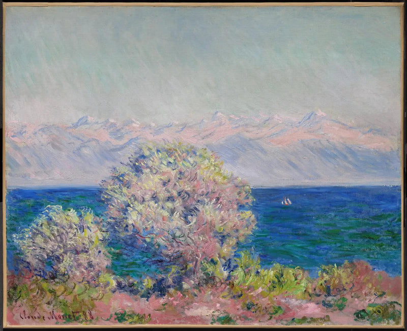 No Cap d'Antibes com vento de mistral - Claude Monet
