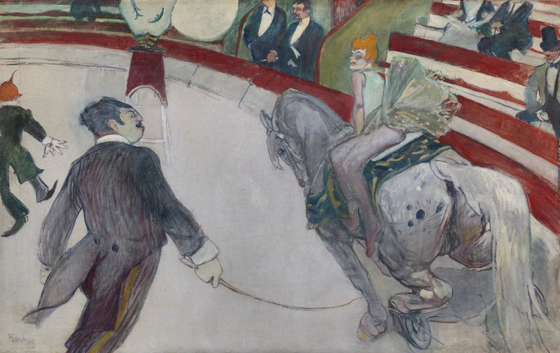 No circo Fernando, a amazona - Henri de Toulouse-Lautrec