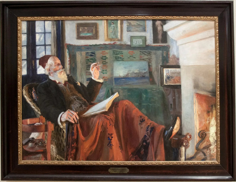 À beira do fogo - Peder Severin Krøyer