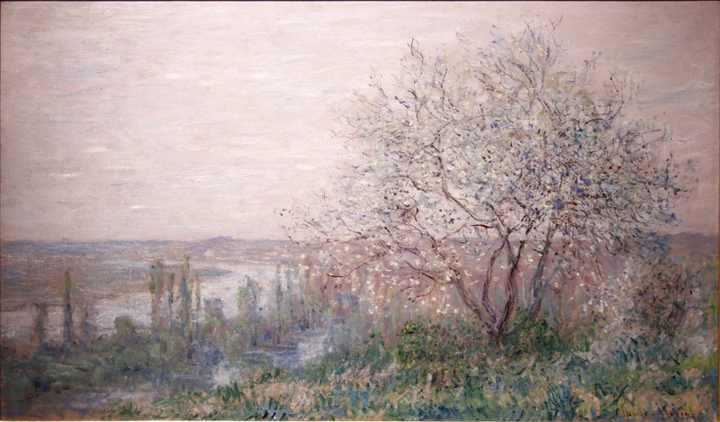 Acima de Vétheuil, efeito de primavera - Claude Monet