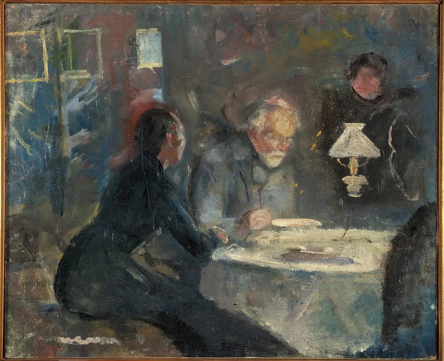 No Jantar - Edvard Munch