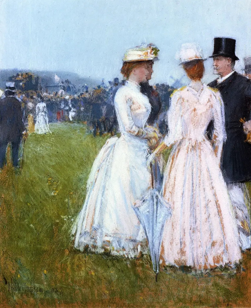 No Grande Prêmio de Paris - Childe Hassam