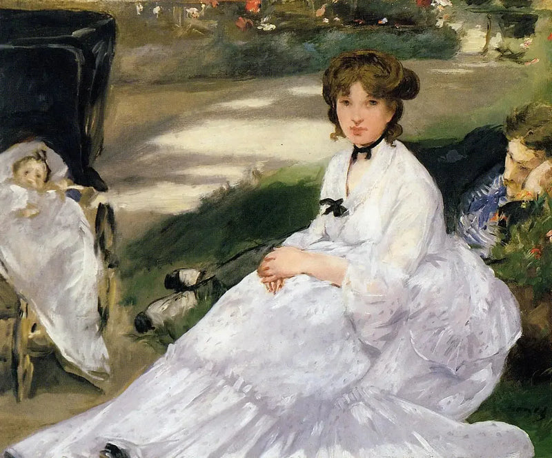 No Jardim - Édouard Manet