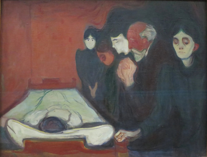 À beira da morte - Edvard Munch
