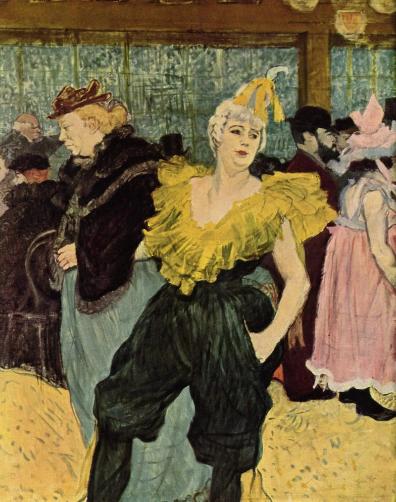 No Moulin-Rouge: A palhaça Cha-U-Kao - Henri de Toulouse-Lautrec