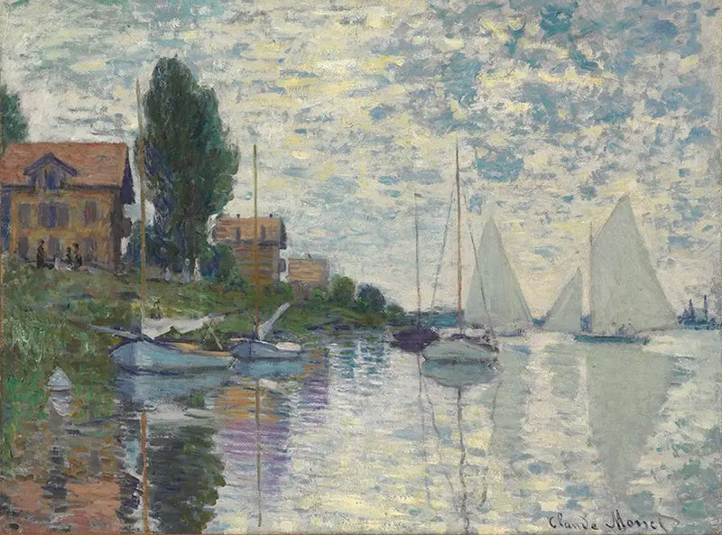 Au Petit-Gennevilliers - Claude Monet