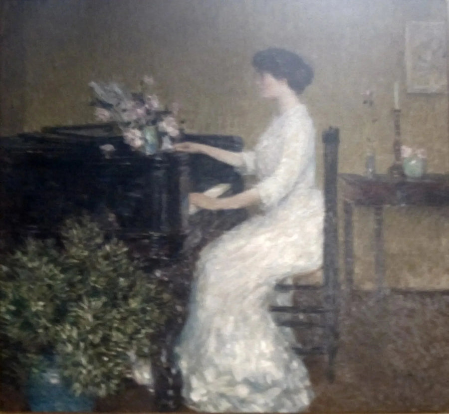 Ao piano - Childe Hassam