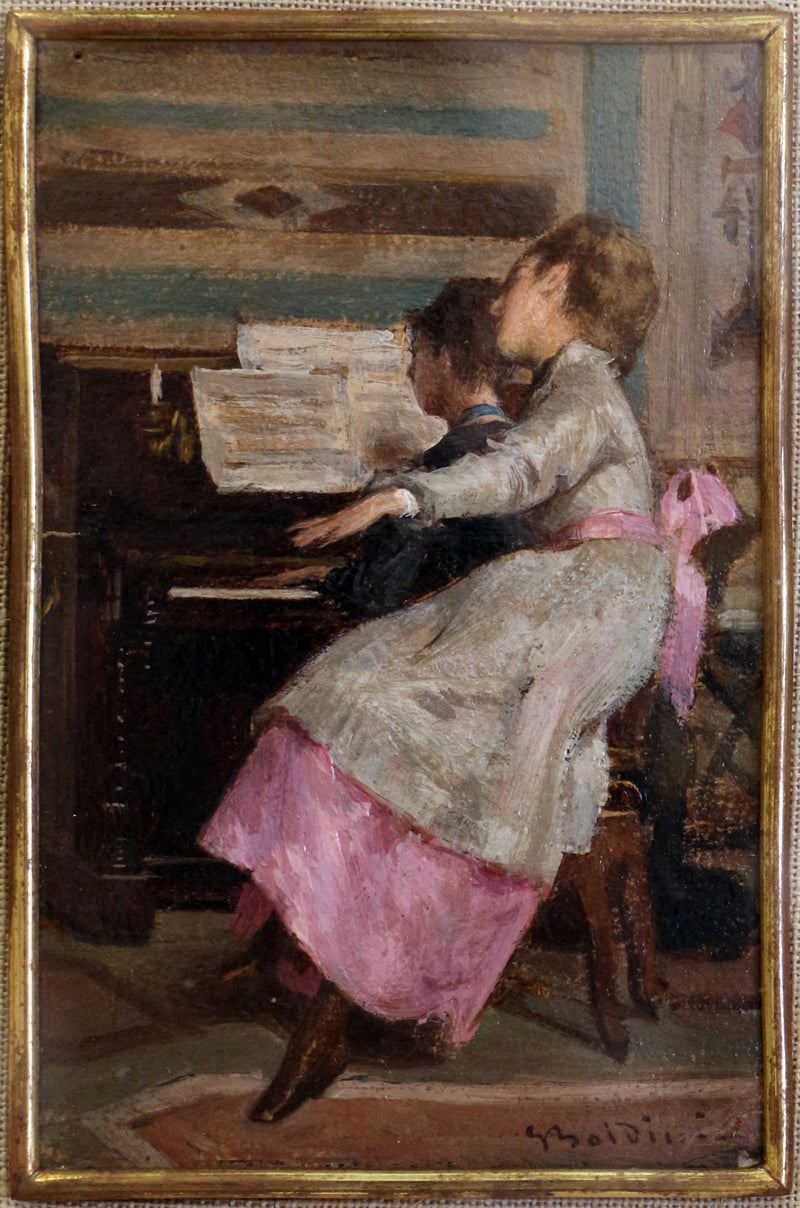 Ao piano - Giovanni Boldini