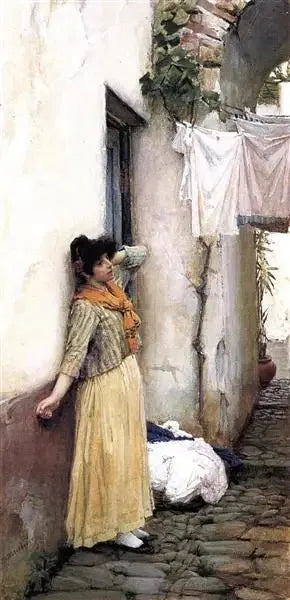 Ao repouso - John William Waterhouse