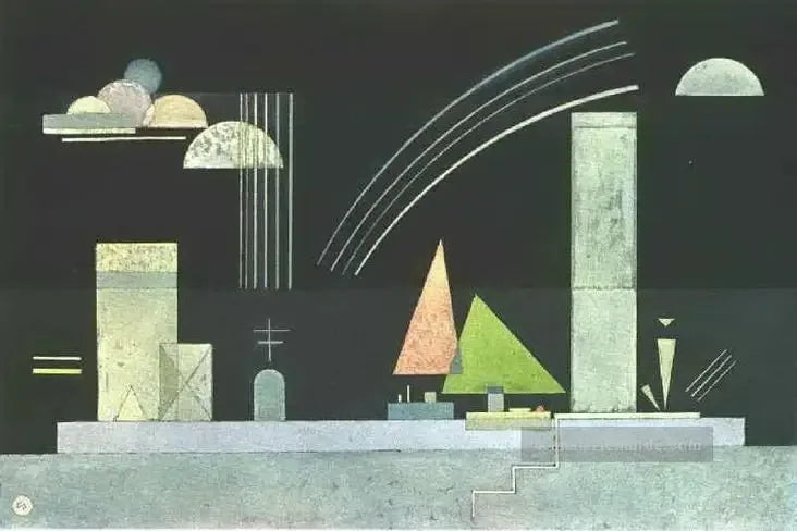 Em repouso - Vassily Kandinsky