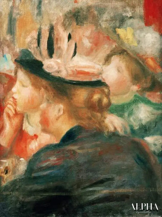 Au théâtre - Pierre-Auguste Renoir - Reproductions de tableaux et peintures haut de gamme