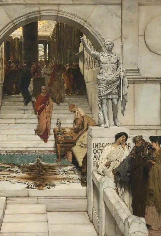 Auditório com Agripa - Lawrence Alma-Tadema
