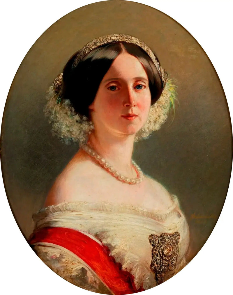 Augusta de Saxe-Weimar, rainha da Prússia e imperatriz alemã (1811-1890) - Franz Xaver Winterhalter