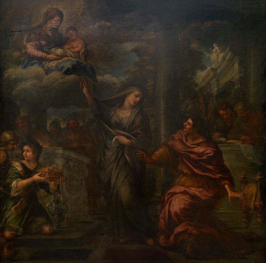 Augusto e a Sibila Tiburtina - Pietro da Cortona