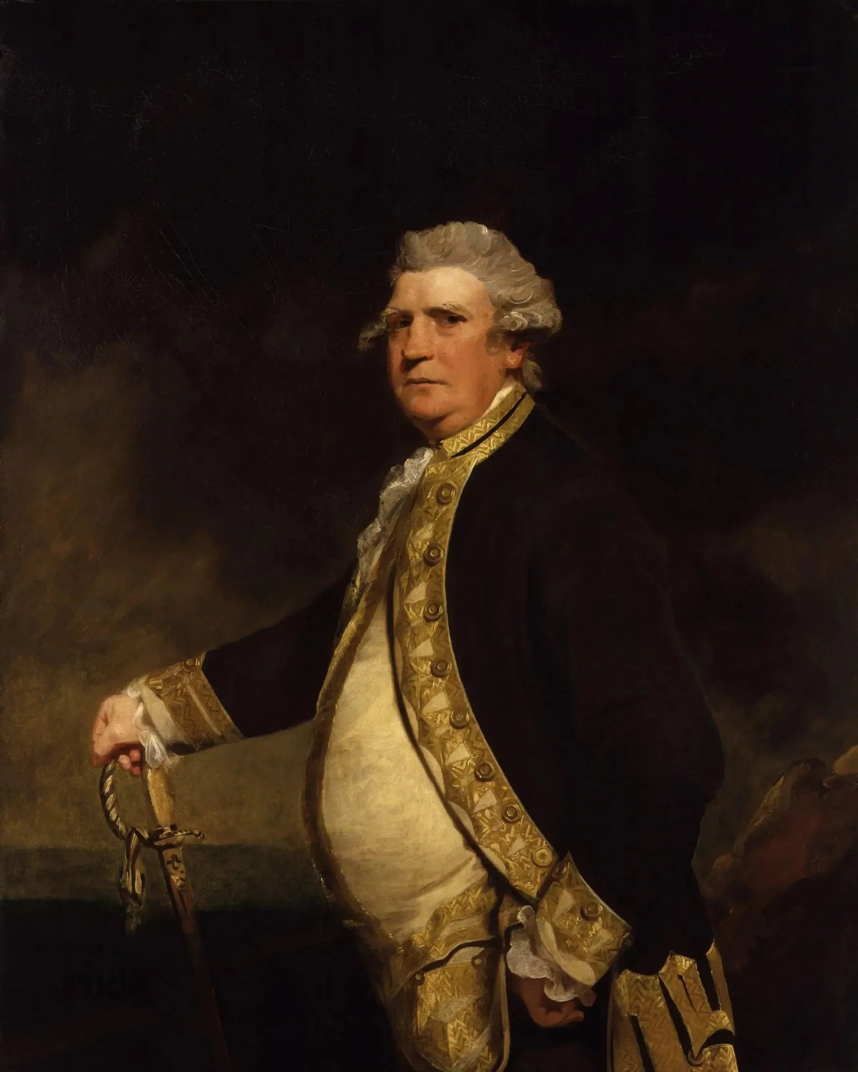 Augustus Keppel, vicomte Keppel - Joshua Reynolds image 1 tableau peint à l’huile sur toile