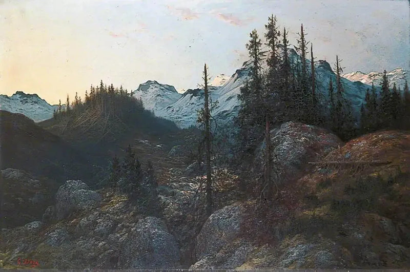 Aurore. Lembrança dos Alpes - Gustave Doré