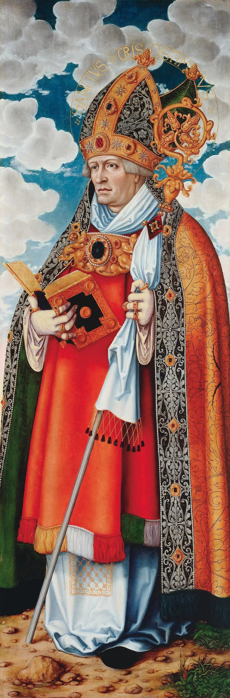 Autel de la Madeleine : São Crisóstomo - Lucas Cranach, o Velho