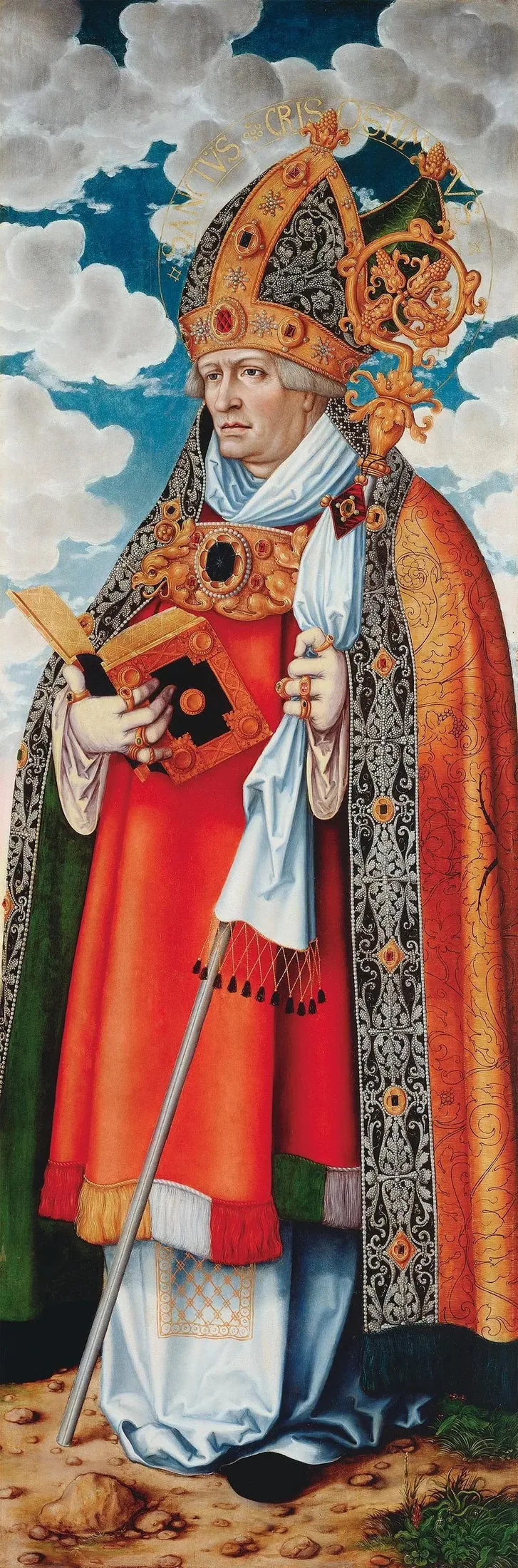 Autel de la Madeleine : São Crisóstomo - Lucas Cranach, o Velho