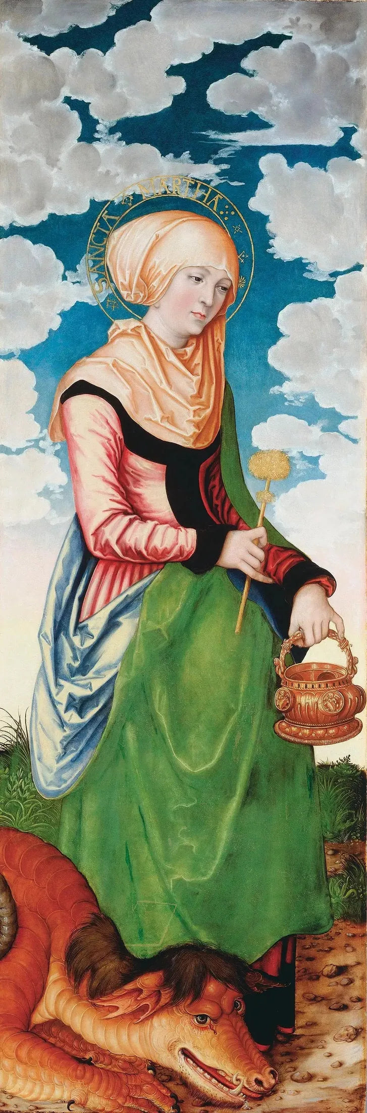 Autel de la Madeleine : Santa Marta - Lucas Cranach o Velho