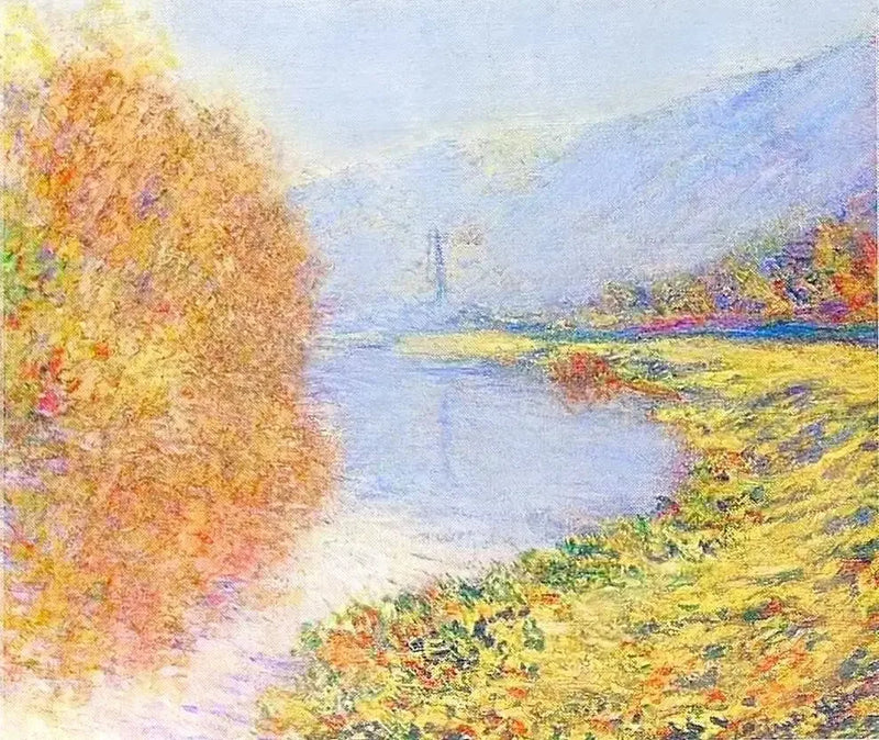Outono em Jeufosse - Claude Monet