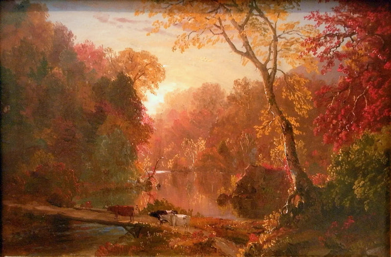 Outono na América do Norte - Frederic Edwin Church