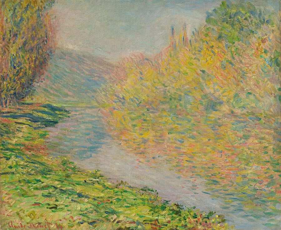 Outono em Jeufosse W916 - Claude Monet