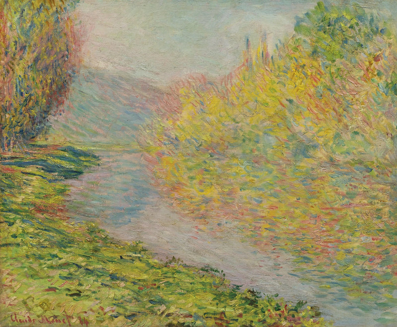 Outono em Jeufosse W916 - Claude Monet