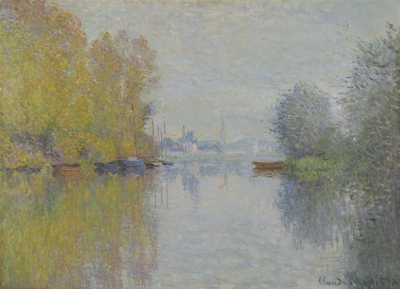 Outono no Sena, Argenteuil W291 - Claude Monet