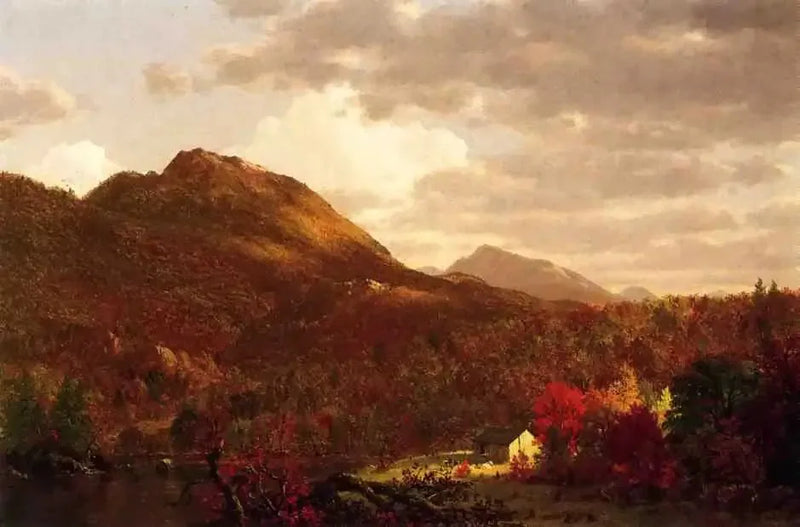 Outono no Hudson - Frederic Edwin Church