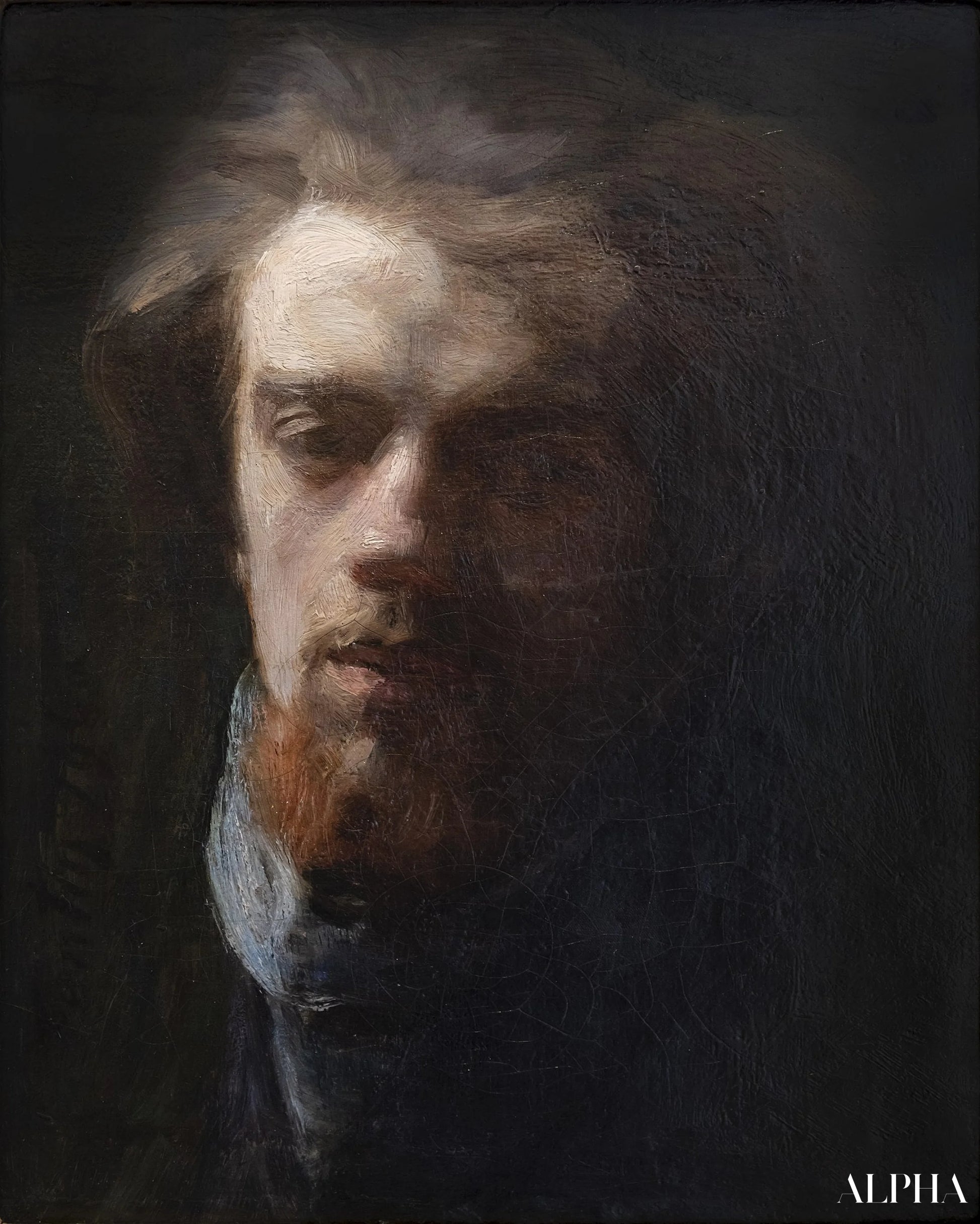 Autoportrait, 1860 - Henri Fantin-Latour - Reproductions de tableaux et peintures haut de gamme